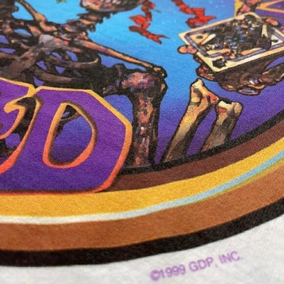 Vintage Grateful Dead t shirt 90s tie dye queen of spades mens XXL - Picture 4 of 6